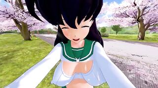 Kagome Higurashi gets fucked hard in this hot Inuyasha scene