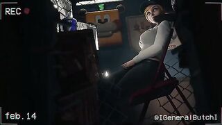 FNAF Security Breach Vanessa got banged in the office of a pizzaplex