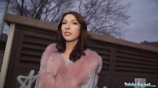 The agent paid the girl for sex, and then fucked her hard