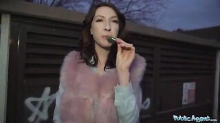 The agent paid the girl for sex, and then fucked her hard