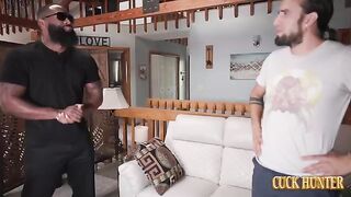 He likes to see his wife getting fucked on the couch by another guy