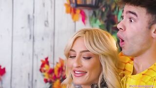 The autumn holiday is celebrated with a grand sex party