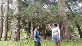 A forest is the place where every girl would agree to have her pussy licked