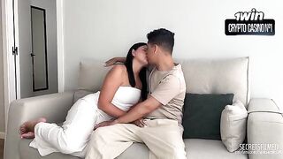 A passionate woman wants to be completely filled by her lover