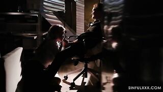 A pretty woman broke down in the first movement
