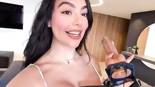 A girl is in heaven when using a strapon with her best friend