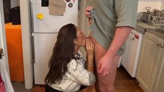A passionate husband and wife have a hot sex session at home
