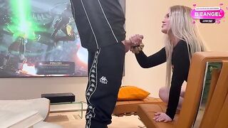 A beautiful girl never gets tired of her stepbrother's cock