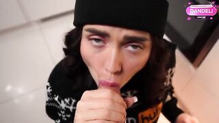 The girl is very horny and wants to get fucked hard this holiday