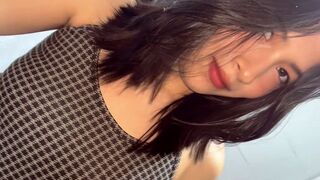 A petite and beautiful Filipino girl is ready to get completely naked