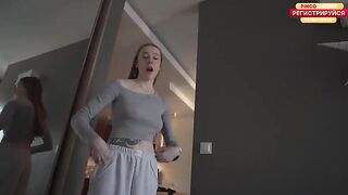 A girl with a stunning, perfect body gets fucked hard