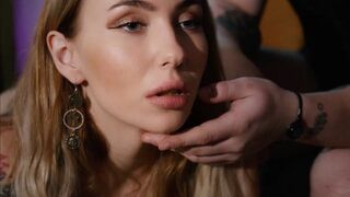 A girl was trained to be a sex slave in lingerie