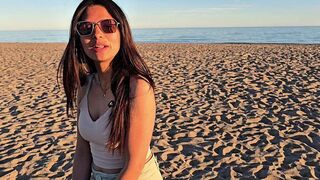An empty beach isn’t exactly the right spot for intimacy