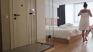 The girl was fucked in her ass and received more