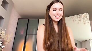 Girl in sexy lingerie is jumping on a guy’s dick, making the bed creak