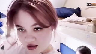 A hot babe got fucked right on the train