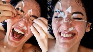 A girl is blindfolded to feel real passion and reach intense orgasm