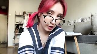 I saw a girl with huge natural boobs, like a porn star