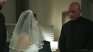 A couple has a rough sex session on the bed in 2026