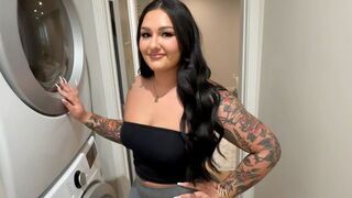 Rouxanne Roselle gets fucked by her stepbrother in the washer