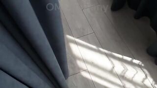 A cute girl rubs a cock through her panties, then fucks in a steamy scene