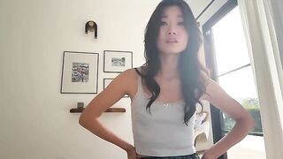 Alex Adams tries out Asian step sis Lucy Mochi’s holes