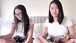 An almost doll, but a volcano inside: hot step-sister during family therapy