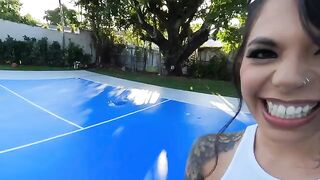 Gina Valentina gets fucked hard after showing her skills