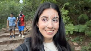 I showed my holes to the guy and he sealed them with cum
