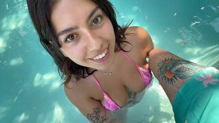 I wonder if I can give you a blowjob right here? Do you mind?