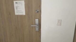 The girl gave her ass to the guy for a surprise