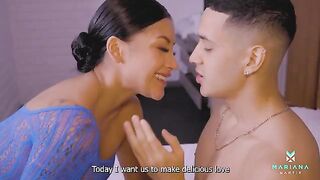 Colombian guy fucked the ass of his hot girlfriend hard