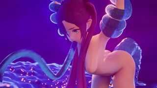 Genshin Impact Mona, the rebellious heroine with a striking design, challenges monogamy in a captivating scene