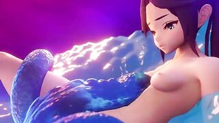 Genshin Impact Mona, the rebellious heroine with a striking design, challenges monogamy in a captivating scene