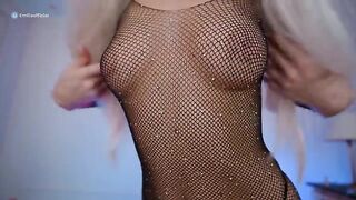 Fit girl EmiliaBunny rides cock like a bad girl