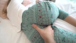 The stepsister has a wet dream about her stepbrother and he fucks her