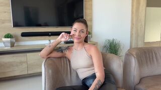 Casting of a cute 18 y.o. girl turns into a wild threesome