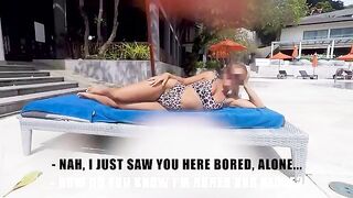 Picked up a hot girl at the pool, fucked her hard