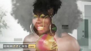 Ebony Mystique shares her skin care routine and receives a surprise visit from two fans